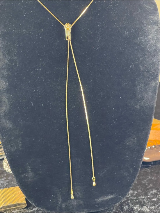 Jewelry - Vintage zipper slider necklace & earrings